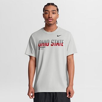 Men's Nike Gray Ohio State Buckeyes Sideline Legend Dri-FIT T-Shirt