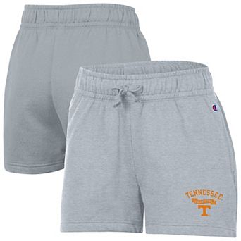 Women's Champion Gray Tennessee Volunteers Powerblend Elastic Waist Shorts