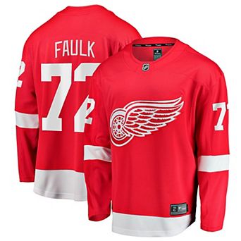 Men's Fanatics Justin Faulk Red Detroit Red Wings Home Breakaway Jersey