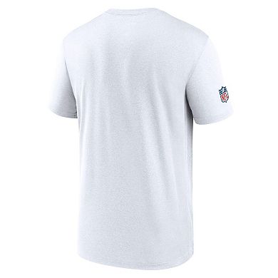 Men's Nike White Miami Dolphins Sideline Legend Small Logo Dri-FIT T-Shirt