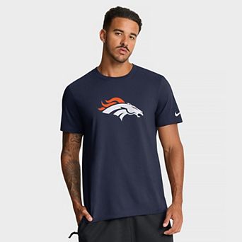 Men's Nike Navy Denver Broncos Essential Logo T-Shirt