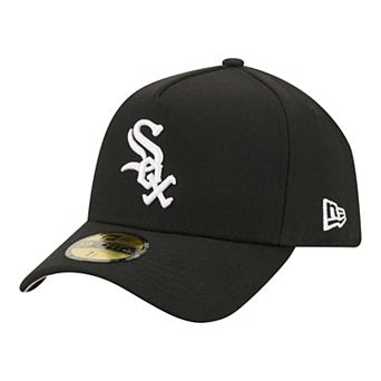 Men's New Era Black Chicago White Sox A-Frame 59FORTY Fitted Hat