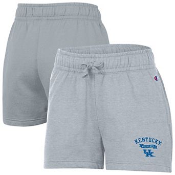 Women's Champion Gray Kentucky Wildcats Powerblend Elastic Waist Shorts