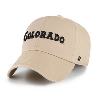 Men's '47 Khaki Colorado Buffaloes Vault Clean Up Adjustable Hat