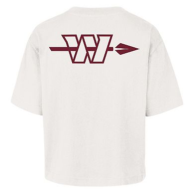 Women's '47 Stone Washington Commanders Straight Thru Reed City T-Shirt