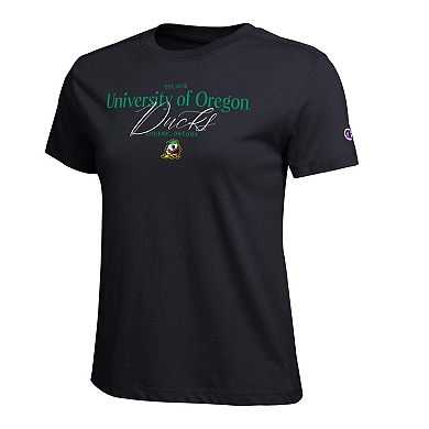 Women's Champion Black Oregon Ducks Lifestyle T-Shirt