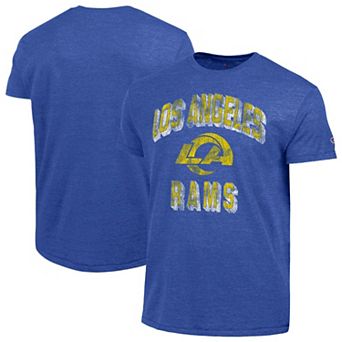 Men's Champion Royal Los Angeles Rams Ultimate Tri-Blend T-Shirt