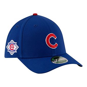 Men's New Era Royal Chicago Cubs 150th Anniversary 39THIRTY M-Crown Flex Hat