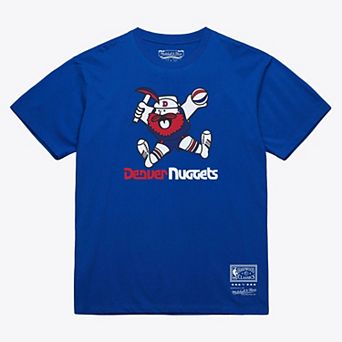 Unisex Mitchell & Ness Royal Denver Nuggets Hardwood Classics Arch T-Shirt