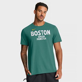 Men's Nike Green Boston Red Sox City Connect Wordmark T-Shirt
