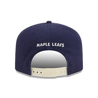 Men's New Era Navy Toronto Maple Leafs Throwback Stanley Cup Champions Side Patch 19TWENTY Adjustable Hat