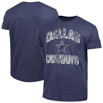 Men's Champion Navy Dallas Cowboys Ultimate Tri-Blend T-Shirt