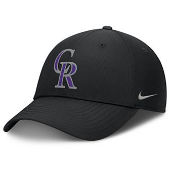 Men's Nike Black Colorado Rockies Dri-FIT Club Adjustable Hat