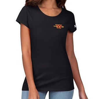 Women's Starter Black Washington Commanders Endzone T-Shirt