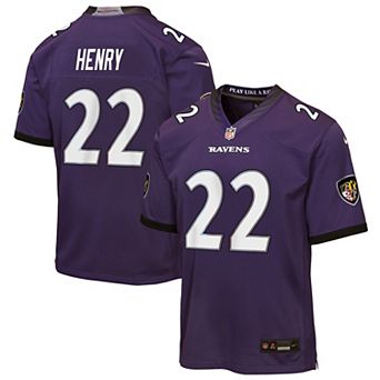 Youth Nike Derrick Henry Purple Baltimore Ravens Game Jersey