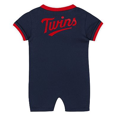 Infant Outerstuff Navy Minnesota Twins Pinch Coverall