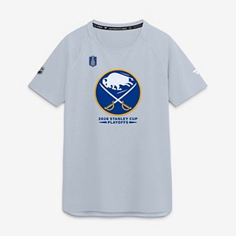 Men's Fanatics Gray Buffalo Sabres 2026 Stanley Cup Playoffs Authentic Pro Rink Performance T-Shirt