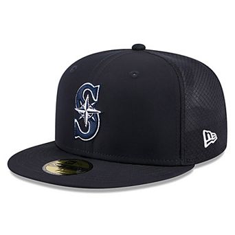 Men's New Era Navy Seattle Mariners 2026 Batting Practice 59FIFTY Fitted Hat