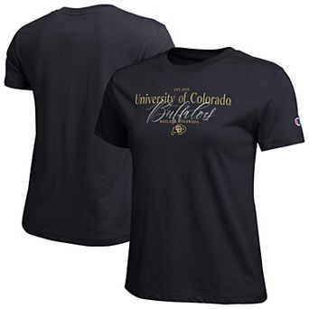 Women's Champion Black Colorado Buffaloes Lifestyle T-Shirt