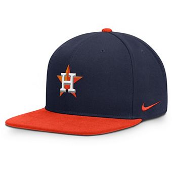 Men's Nike Navy/Orange Houston Astros Primetime Pro Dri-FIT Snapback Hat