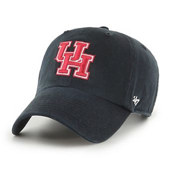 Youth '47 Black Houston Cougars Clean Up Adjustable Hat