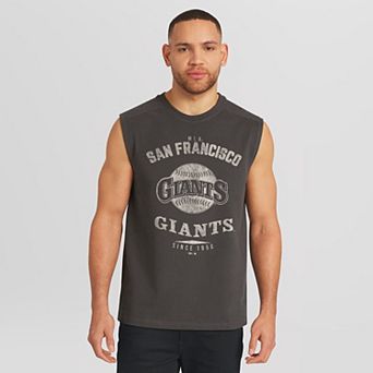Men's Darius Rucker Collection by Fanatics Charcoal San Francisco Giants Muscle Tank Top