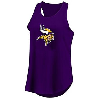 Women's Profile Purple Minnesota Vikings Plus Size Basic Tank Top