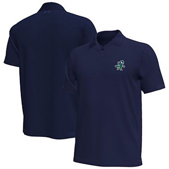 Men's Under Armour Navy Notre Dame Fighting Irish Golf Leprechaun Lightweight Motion Polo