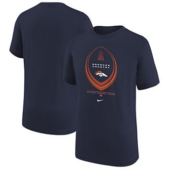 Youth Nike Navy Denver Broncos Icon Legend Dri-FIT T-Shirt