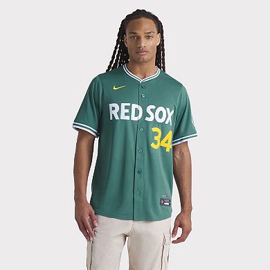 Men's Nike David Ortiz Green Boston Red Sox 2025 City Connect Limited Retired Player Jersey