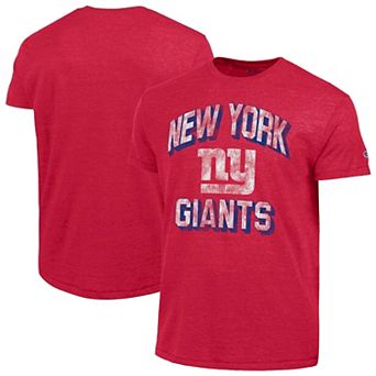 Men's Champion Red New York Giants Ultimate Tri-Blend T-Shirt