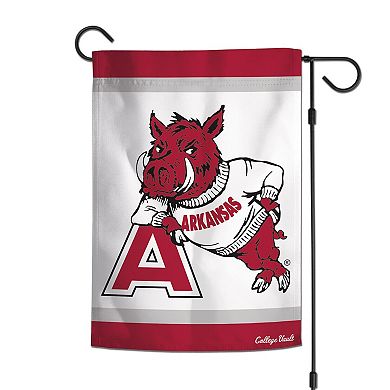 WinCraft Arkansas Razorbacks 12'' x 18'' Double-Sided College Vault Garden Flag