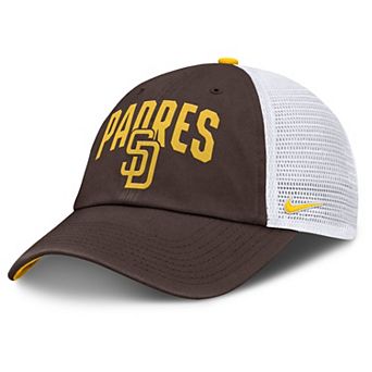 Men's Nike Brown San Diego Padres Primetime Club Adjustable Trucker Hat