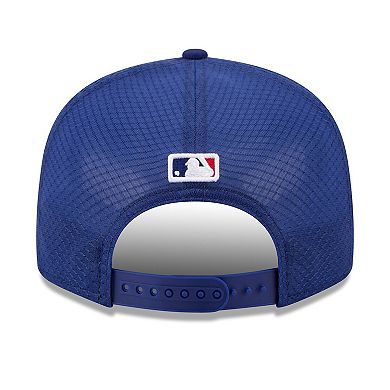 Men's New Era Royal Texas Rangers 2026 Batting Practice 9FIFTY Snapback Hat