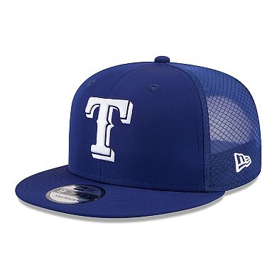 Men's New Era Royal Texas Rangers 2026 Batting Practice 9FIFTY Snapback Hat