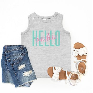 Hello Sunshine Tall - Youth Tank Top