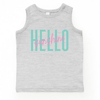 Hello Sunshine Tall - Youth Tank Top