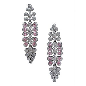 AGP PARIS Luxe Floral Cluster Statement Earrings