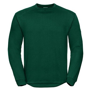 Russell Workwear Mens Crew Neck Set In Sweatshirt Top