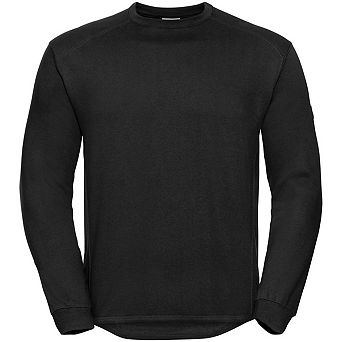 Russell Workwear Mens Crew Neck Set In Sweatshirt Top