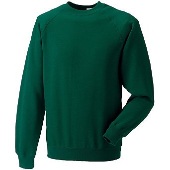 Russell Mens Spotshield Raglan Sweatshirt