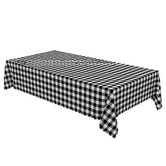 Washable Tablecloth, Checkered Table Cover for Party Picnic Dinner Decor
