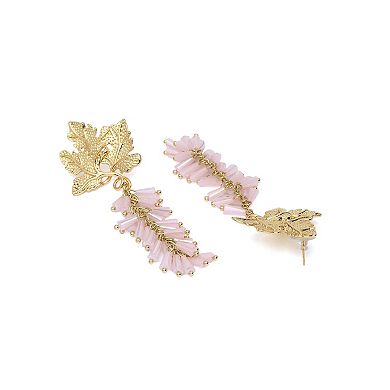 AGP PARIS Leaf Branch Drop Earrings