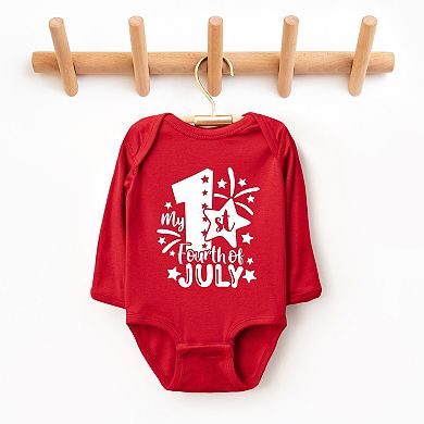 My 1st Fourth of July - Baby Long Sleeve Bodysuit