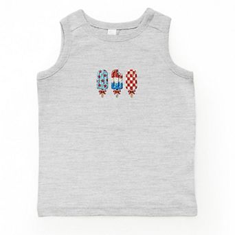 Patriotic Popsicles - Youth Tank Top