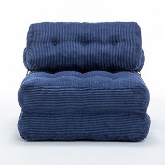 GOODSILO Convertible Sleeper Chair with Foldable Mattress Back Support Lounge
