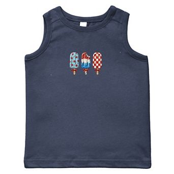 Patriotic Popsicles - Toddler Graphic Tank