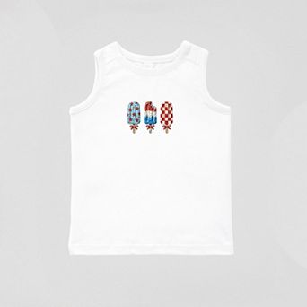 Patriotic Popsicles - Toddler Graphic Tank