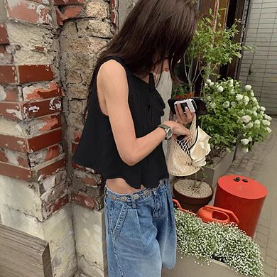 Women's Tie Up Tank Tops Casual Lightweight Summer Top