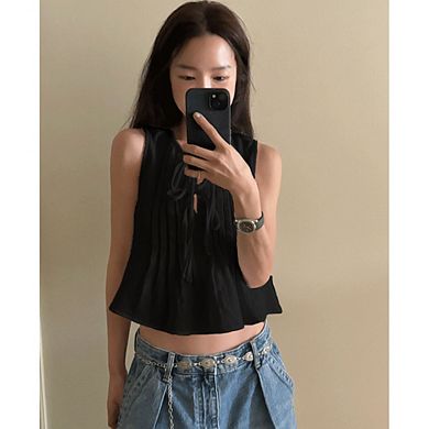 Women's Tie Up Tank Tops Casual Lightweight Summer Top